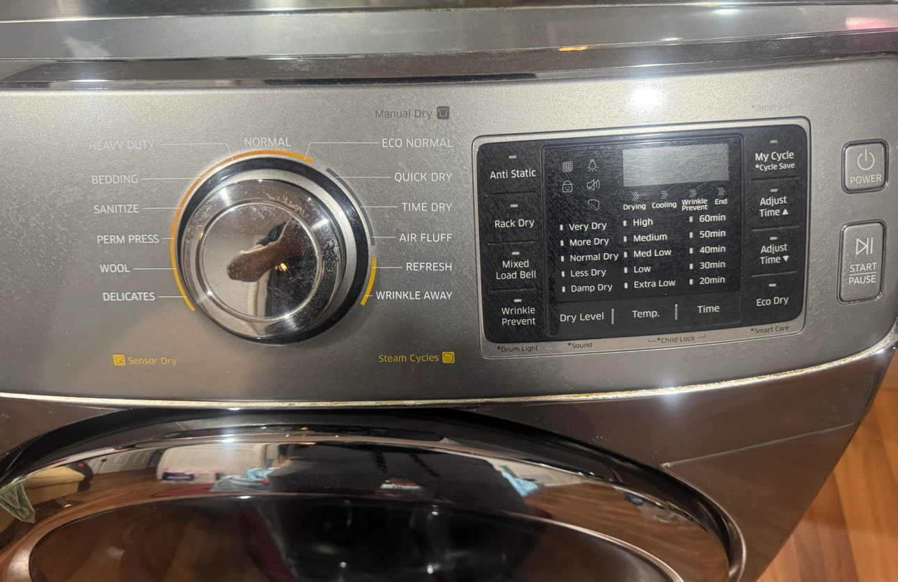 Samsung front load dryer with steam kit - photo 5