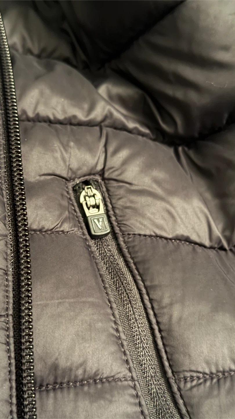 Van Heusen Women's Lightweight Puffer Jacket — Black, Size S - photo 3