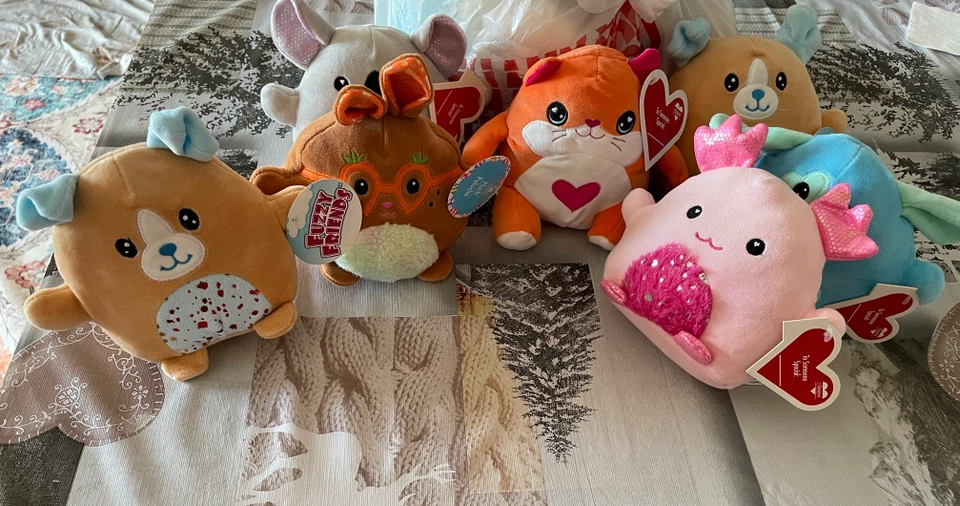 Assorted Fuzzy Friends Plush Toys