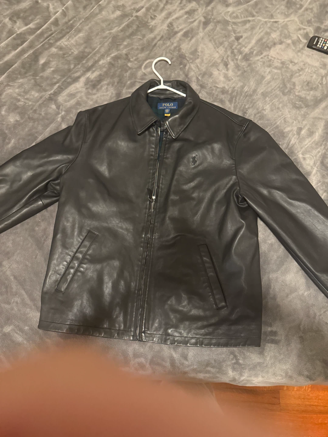 Men Ralph Lauren Leather Jacket Large - photo 3