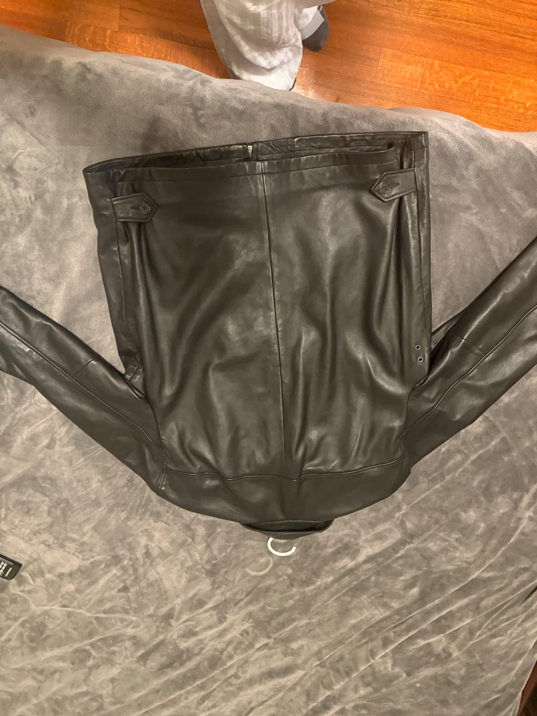 Men Ralph Lauren Leather Jacket Large - photo 5
