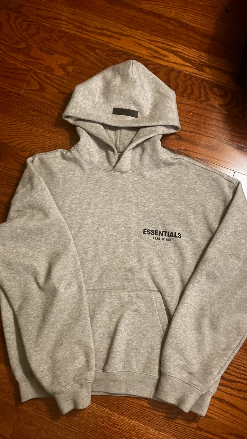 Essentials Fear of God Grey Hoodie