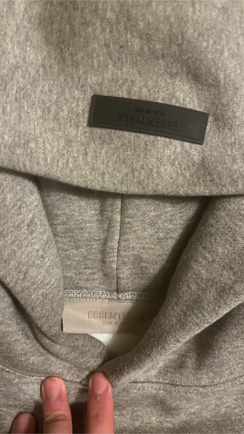 Essentials Fear of God Grey Hoodie - photo 3