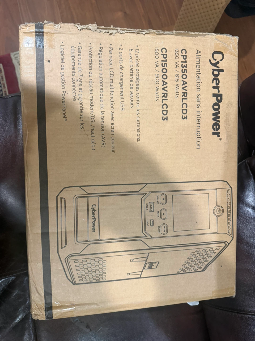 CyberPower CP1500AVRLCD3 UPS 1500VA/900W - photo 2