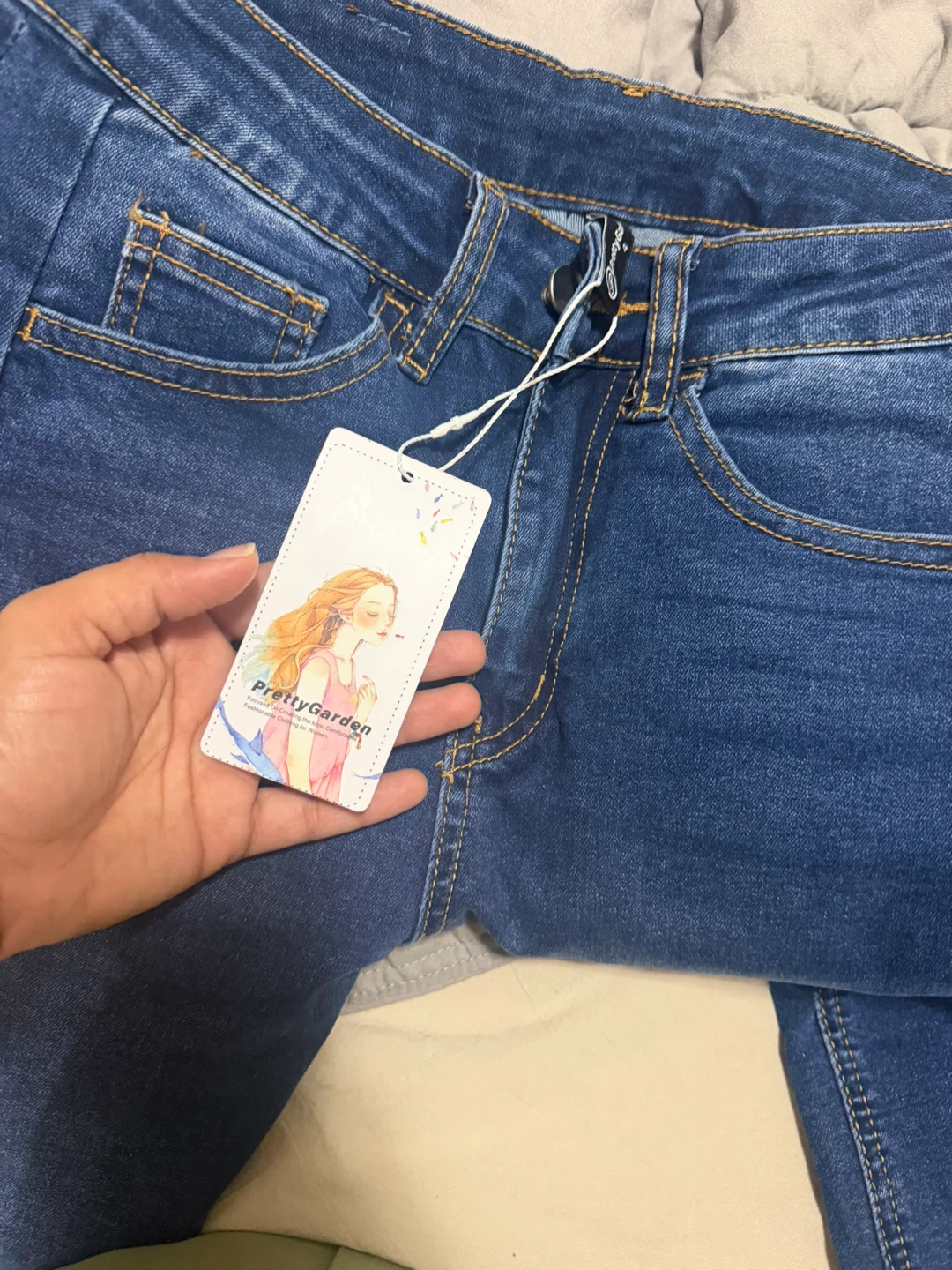 PrettyGarden Blue Denim Jeans - photo 3