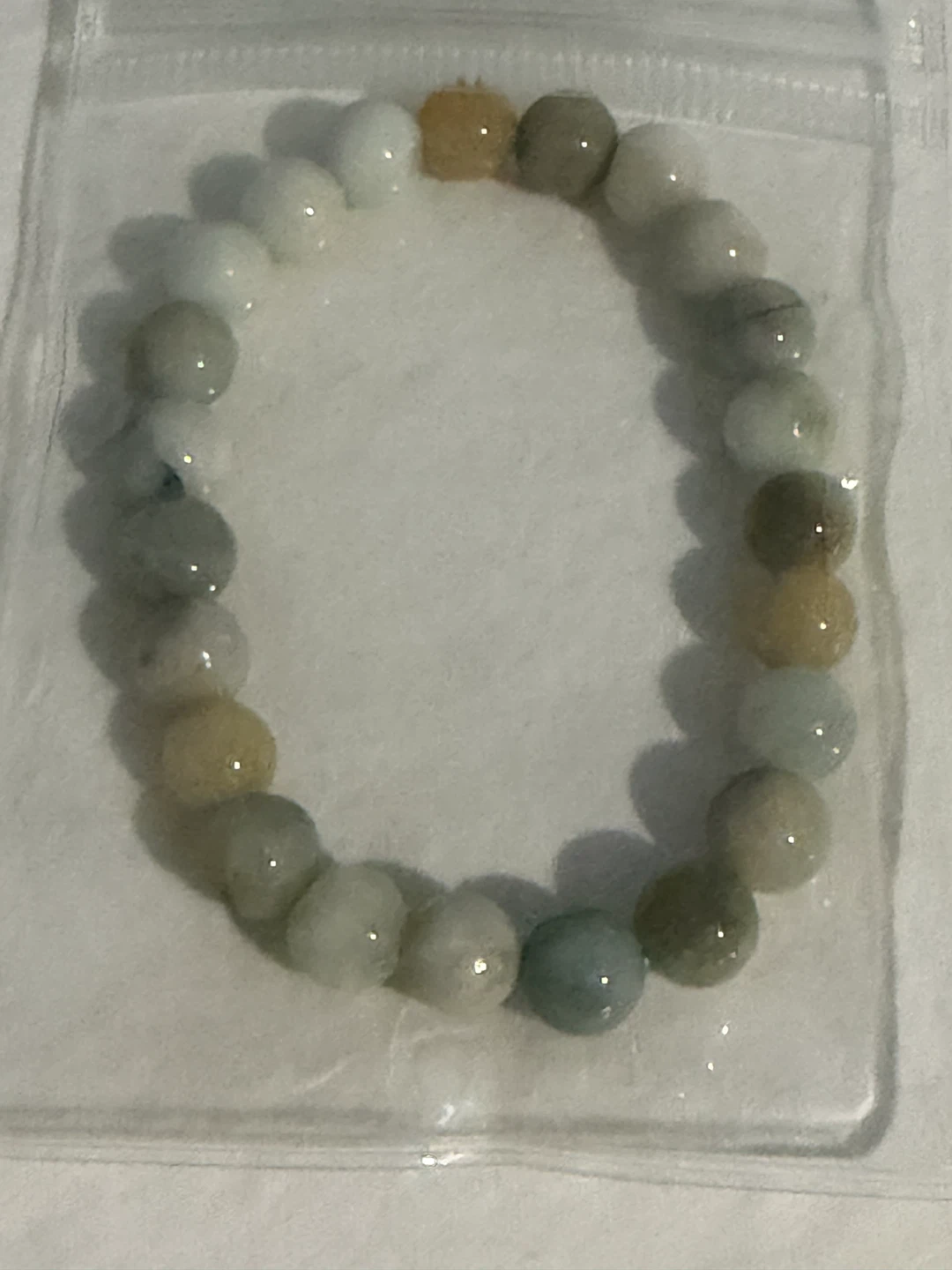 Natural Jade Bead Bracelet