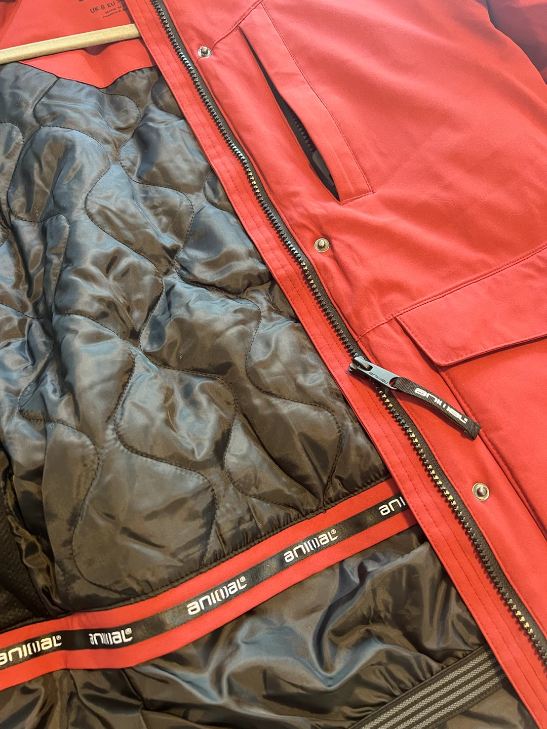 Animal Tignes Womens Waterproof Snow Jacket - Red Medium - photo 4