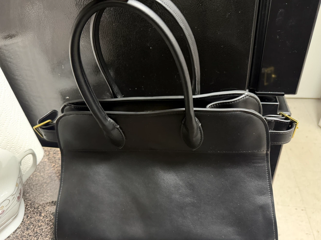 The Row Black Tote Bag - photo 2
