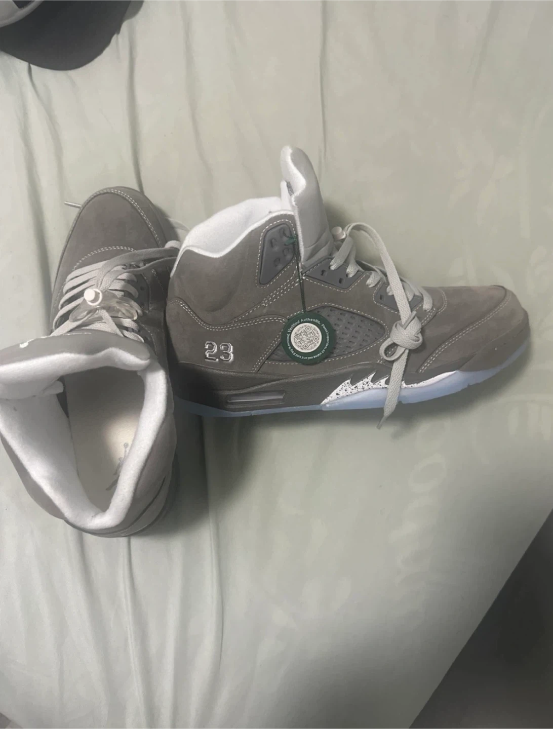 Wolf Grey Jordan 5 - photo 2