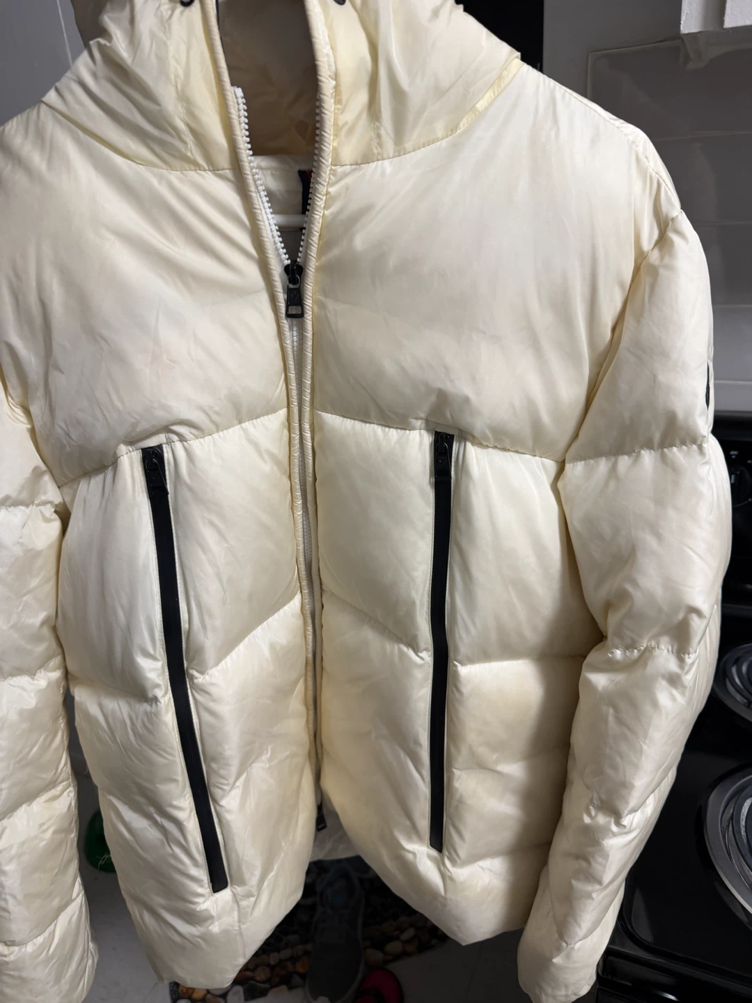 Moncler Puffer Jacket - White - photo 3