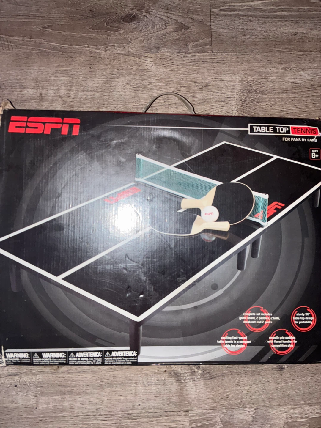 ESPN Table Top Tennis Set
