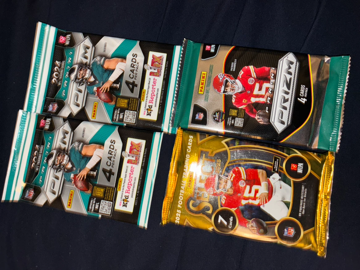 Panini Prizm and Select Football Trading Card Packs