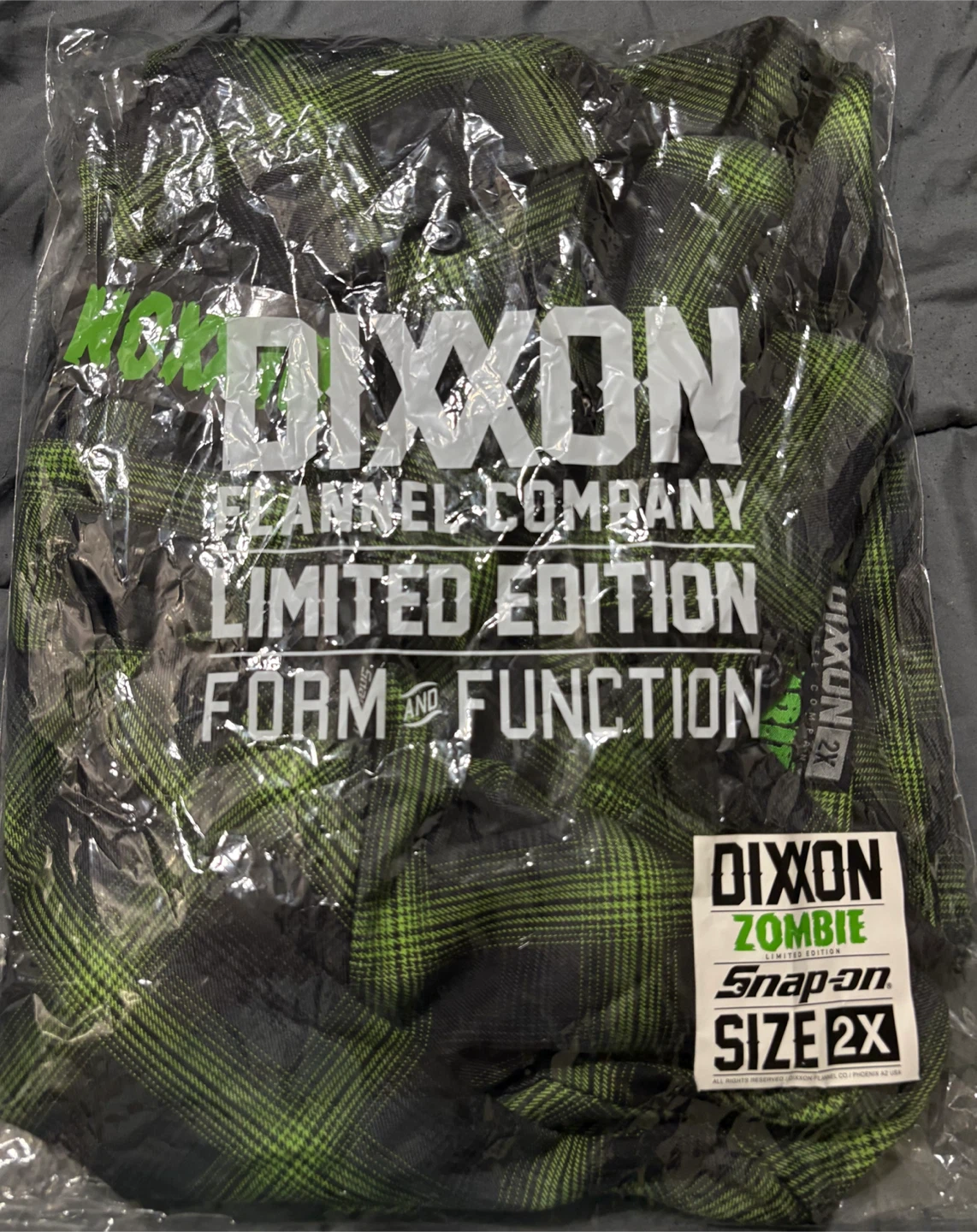 Snap On Dixxon Flannel Company Zombie Limited Edition