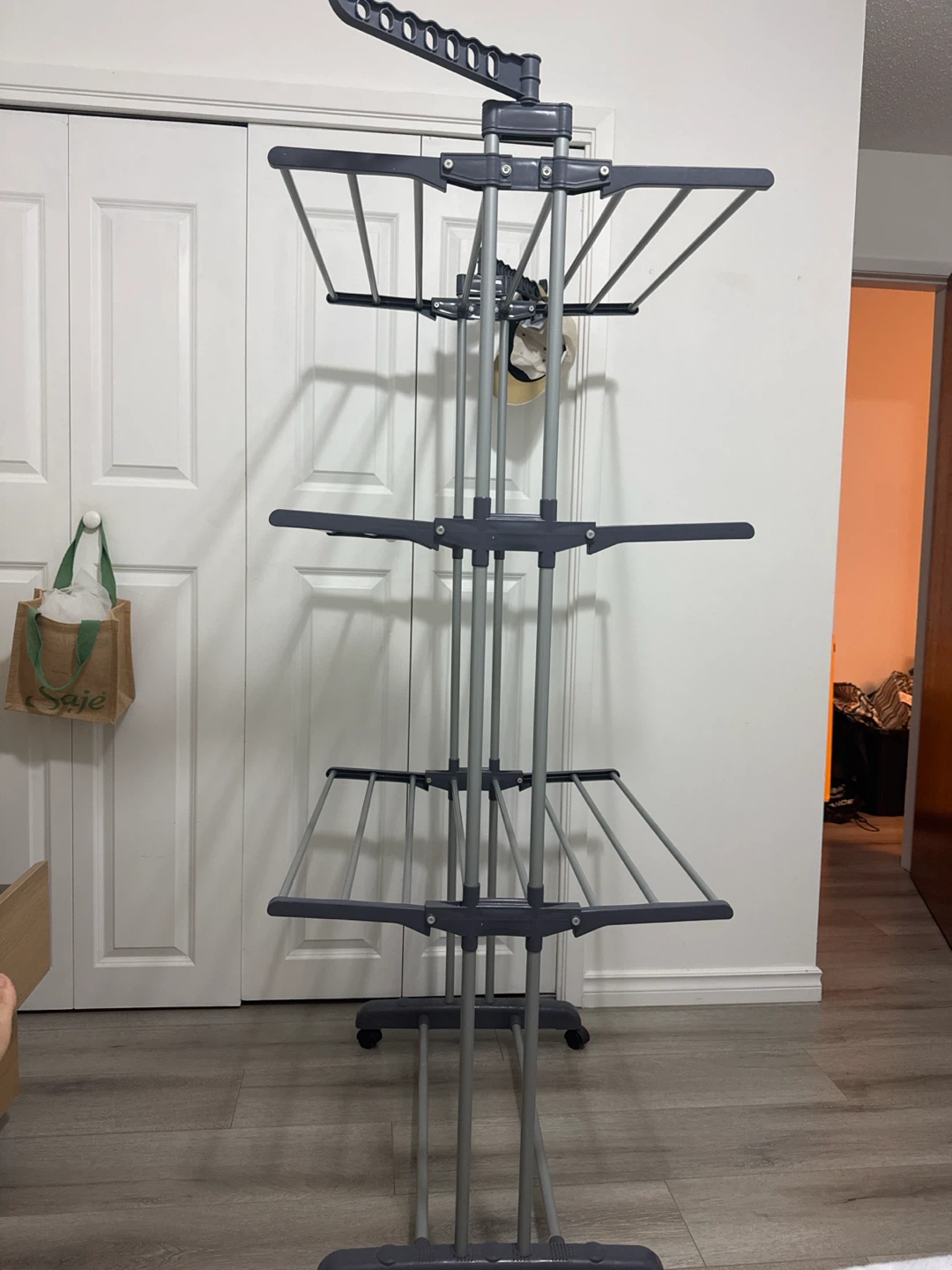 3-Tier Foldable Clothes Drying Rack