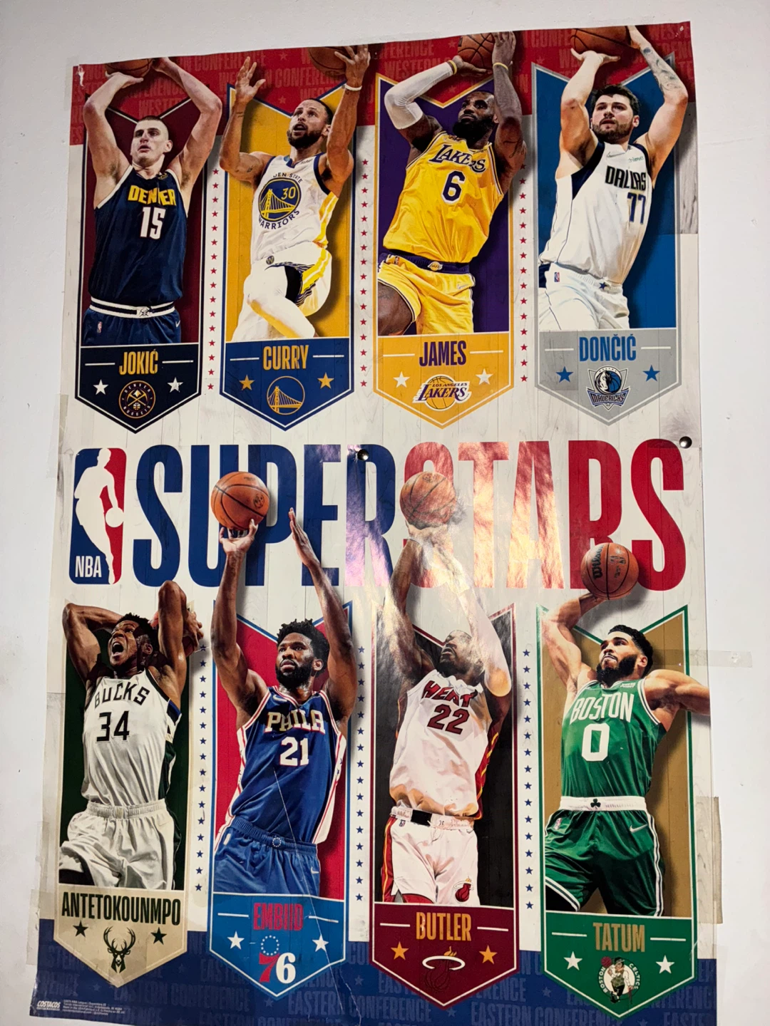 NBA Superstars Poster