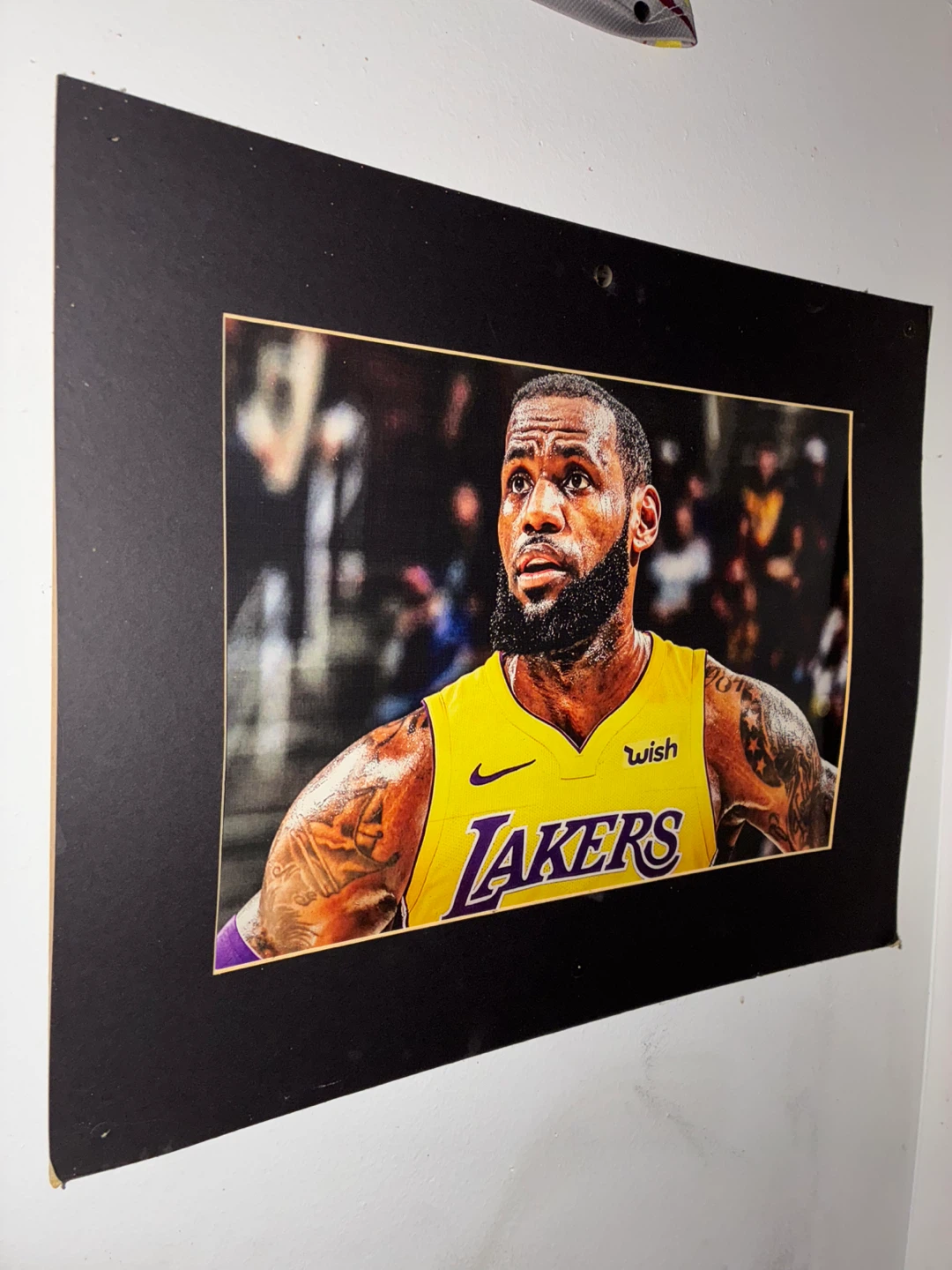 LeBron James Los Angeles Lakers Wall Print