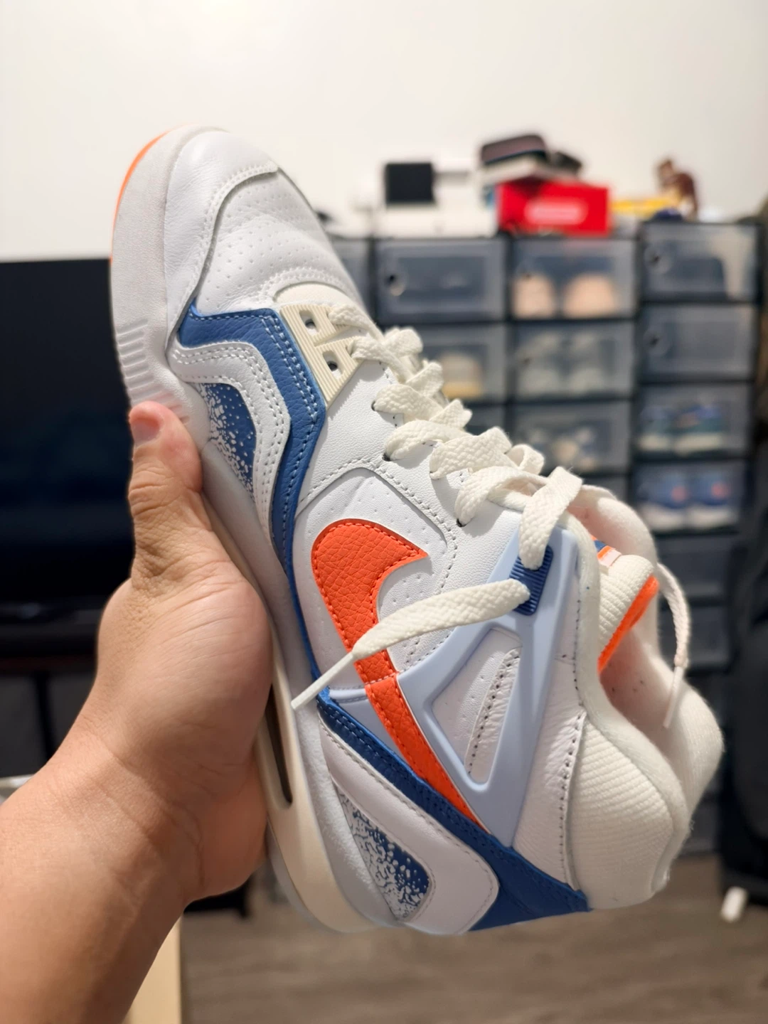 Nike Air Tech Challenge II QS White/Tart/Stone Blue - photo 2
