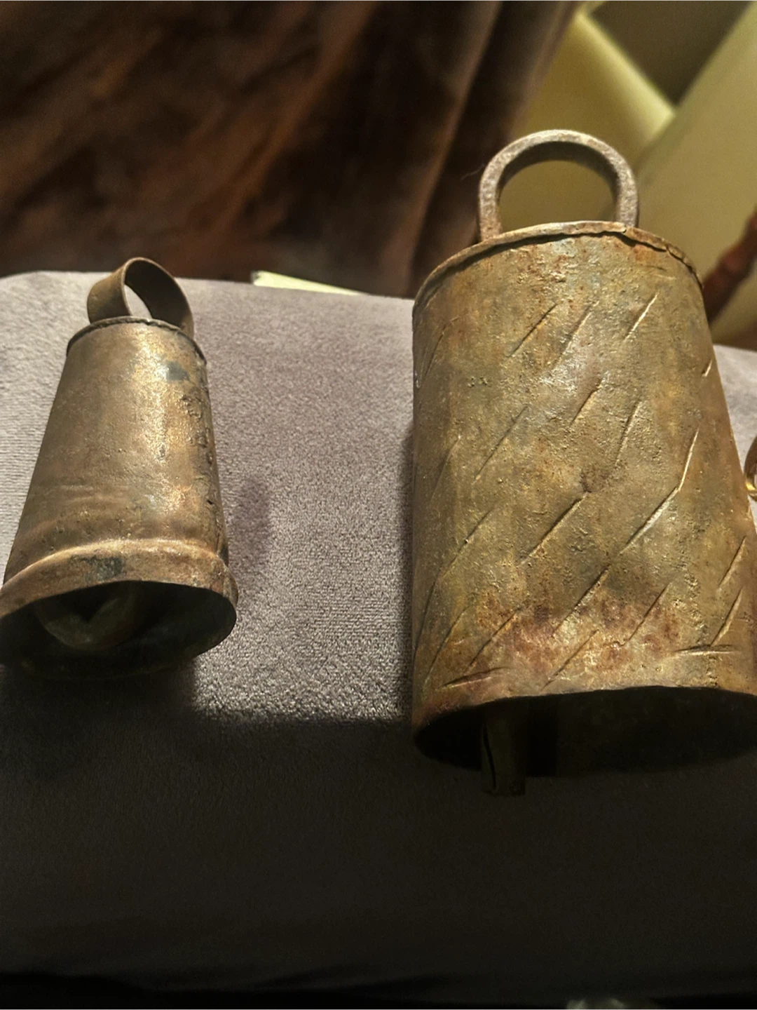 antique hand made cow/ lamb bell