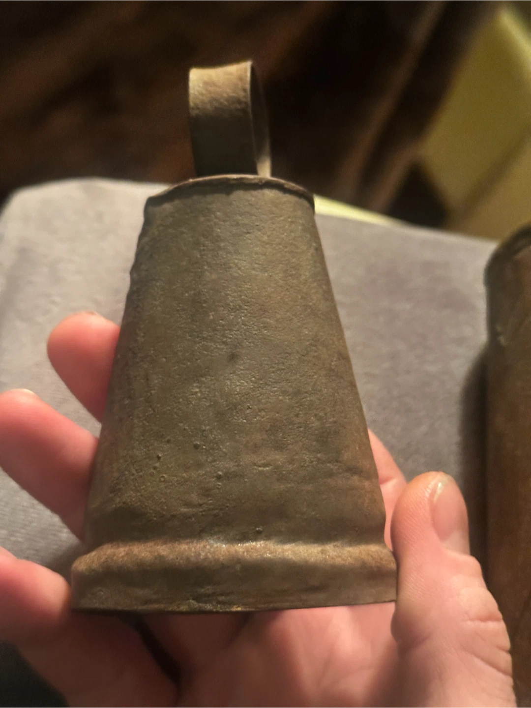 antique hand made cow/ lamb bell - photo 2