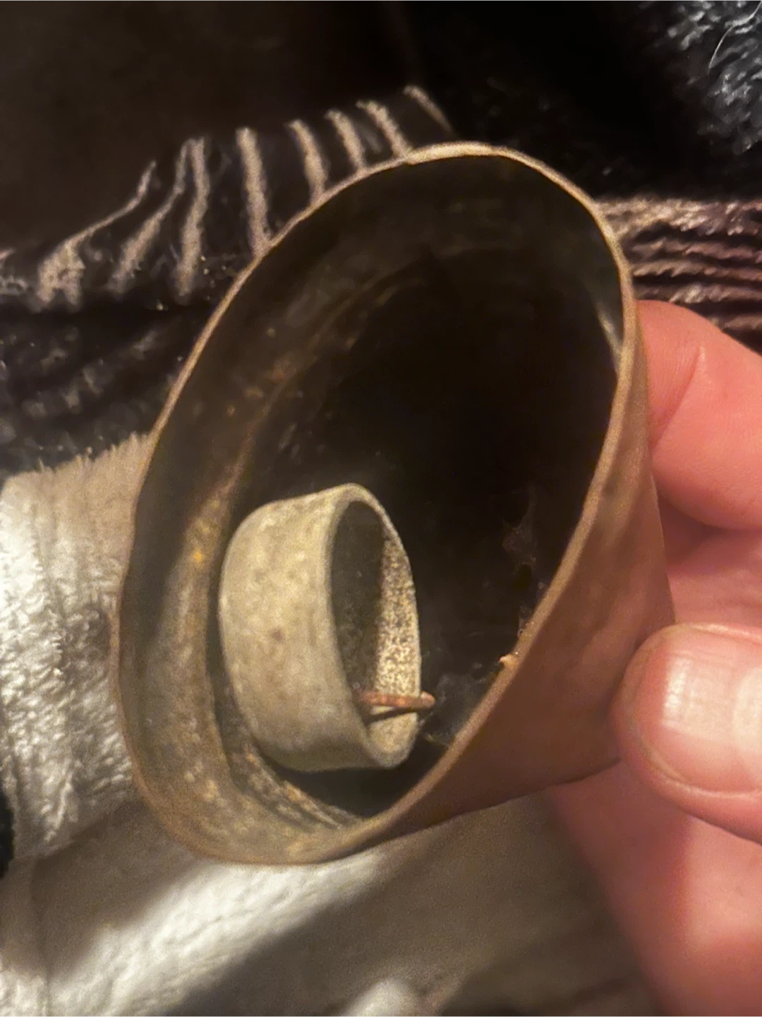 antique hand made cow/ lamb bell - photo 4