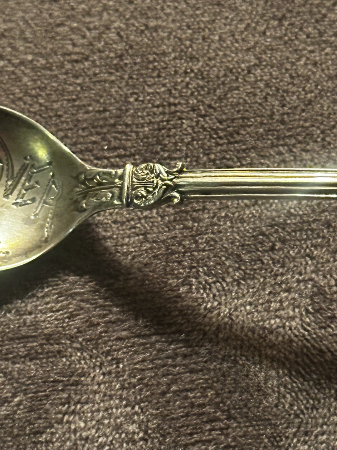 Antique Sterling Enamel Vancouver BC Souvenir Spoon P.W. Ellis - photo 3