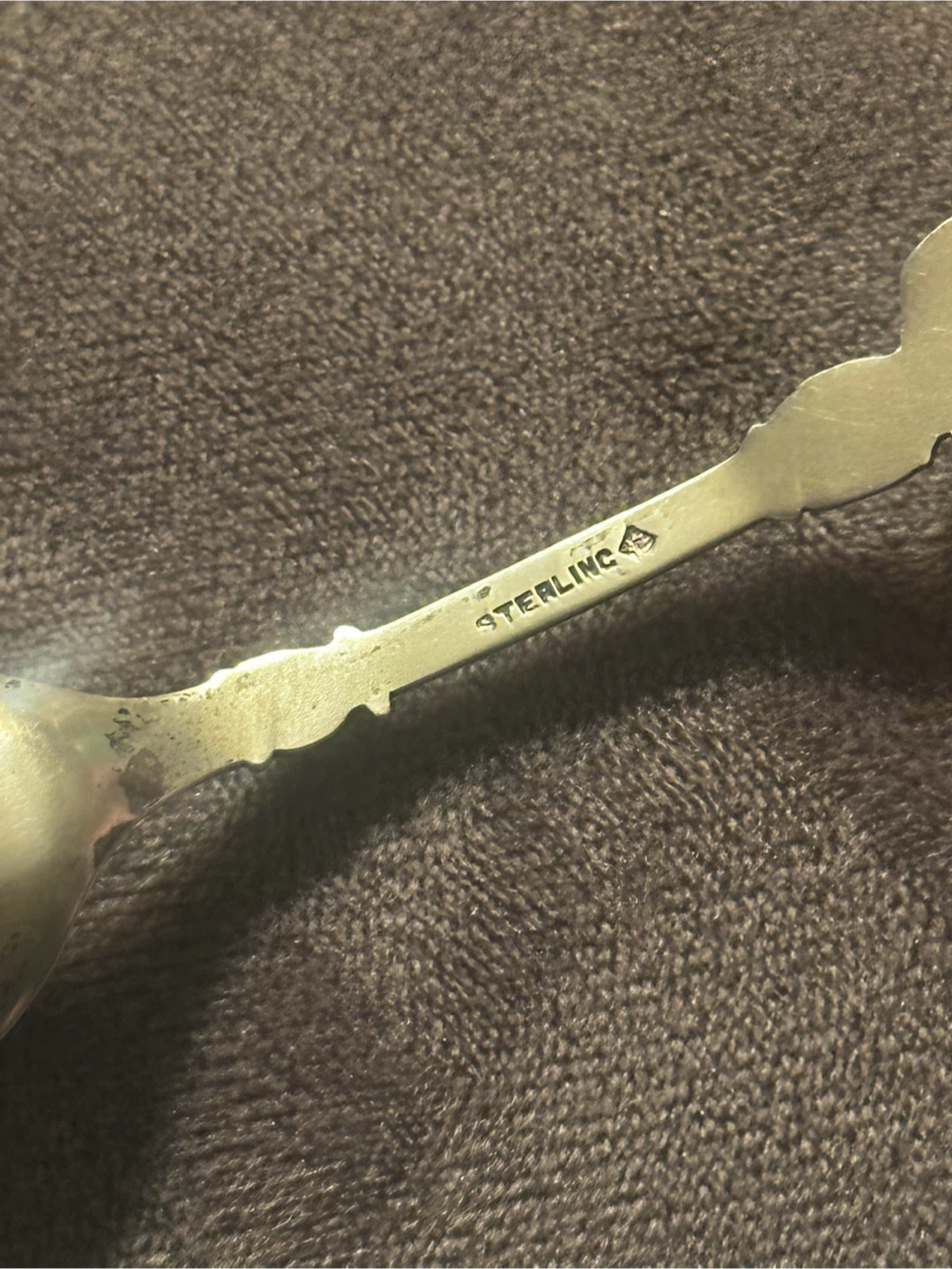 Antique Sterling Enamel Vancouver BC Souvenir Spoon P.W. Ellis - photo 5