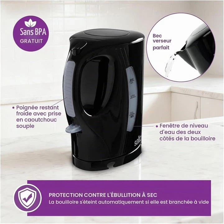 Salton Compact Cordless Kettle 1L - photo 4