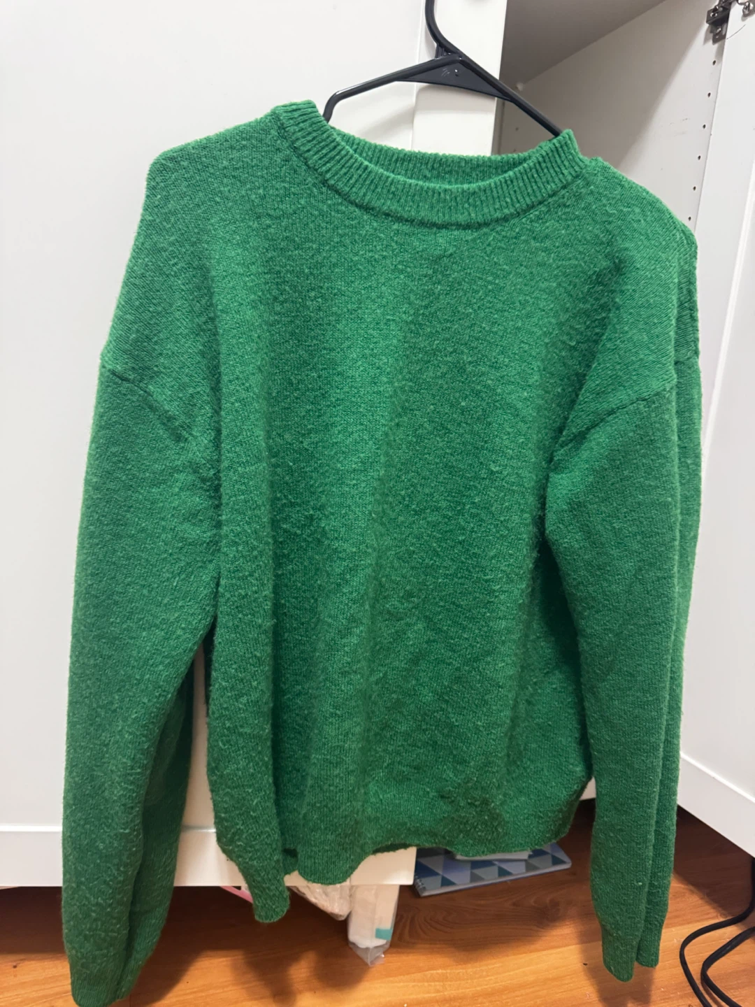 Green Knit Sweater