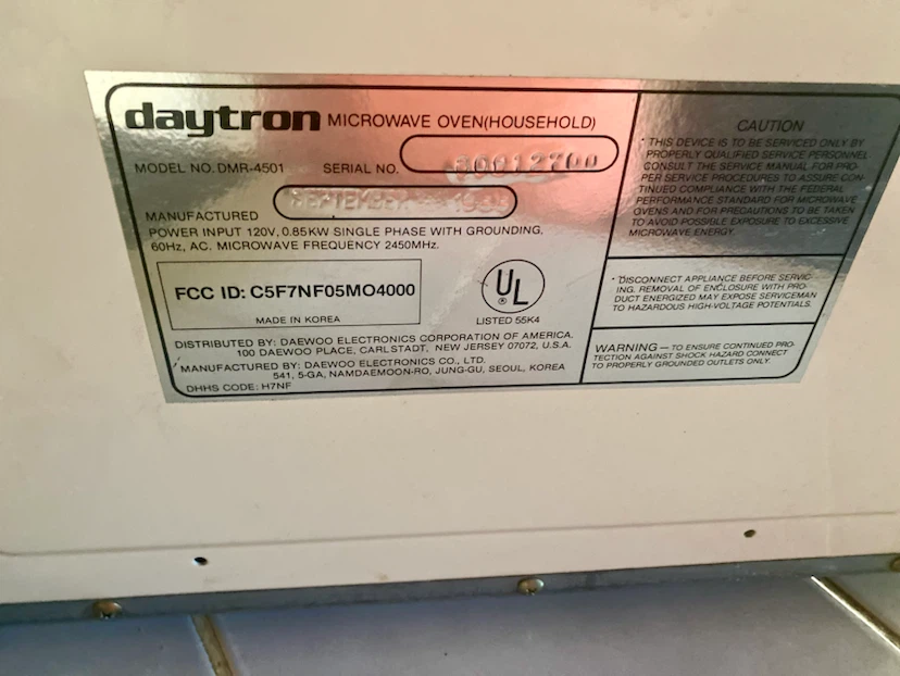 Daytron Compact Microwave Oven DMR-4501 - photo 3