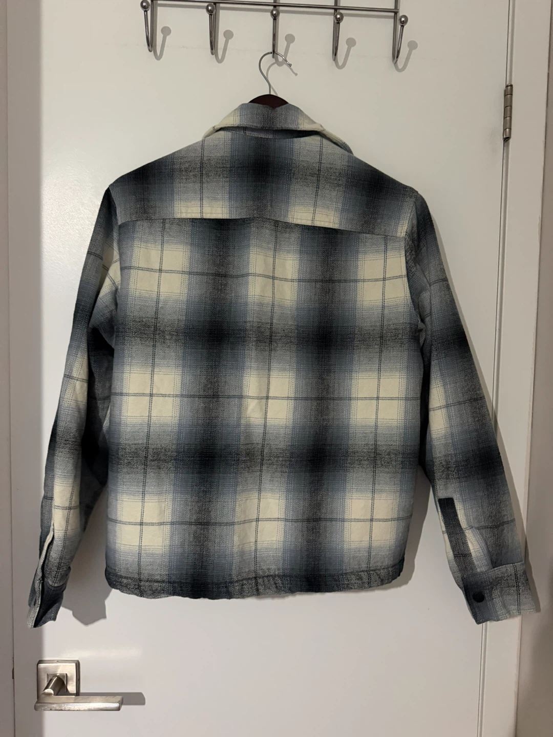 Zara Plaid Sherpa-Lined Shirt Jacket - photo 2