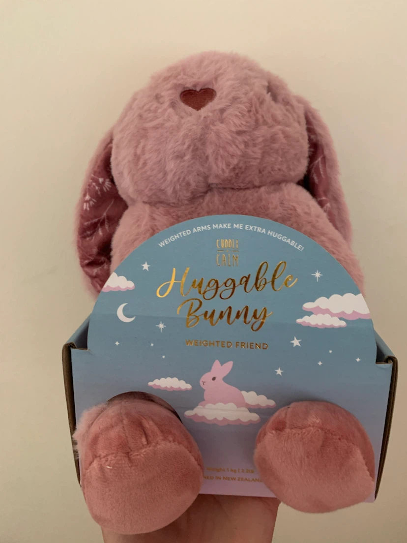 Cuddle Calm Weighted Huggable Bunny