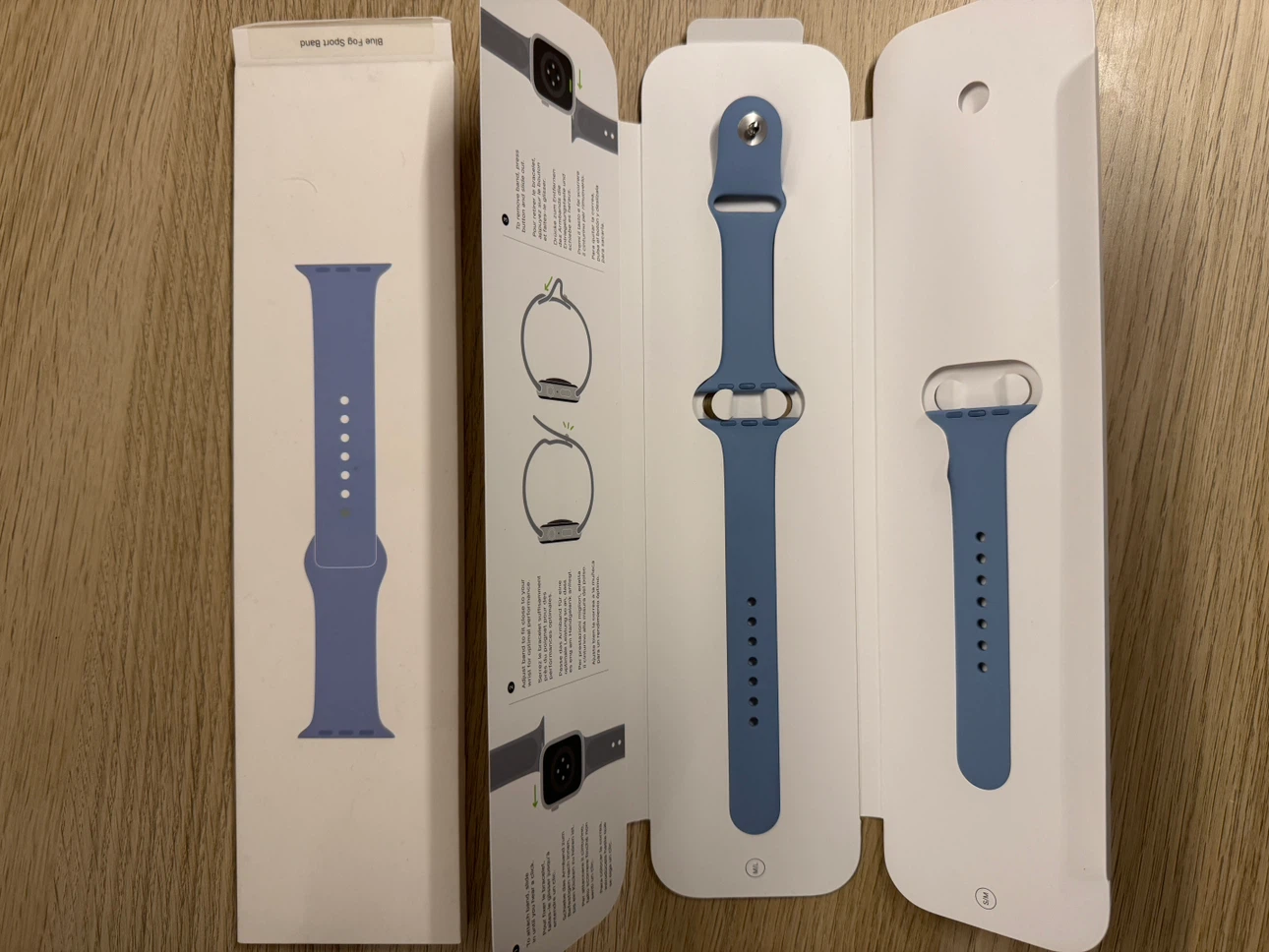 Apple Watch Blue Fog Sport Band