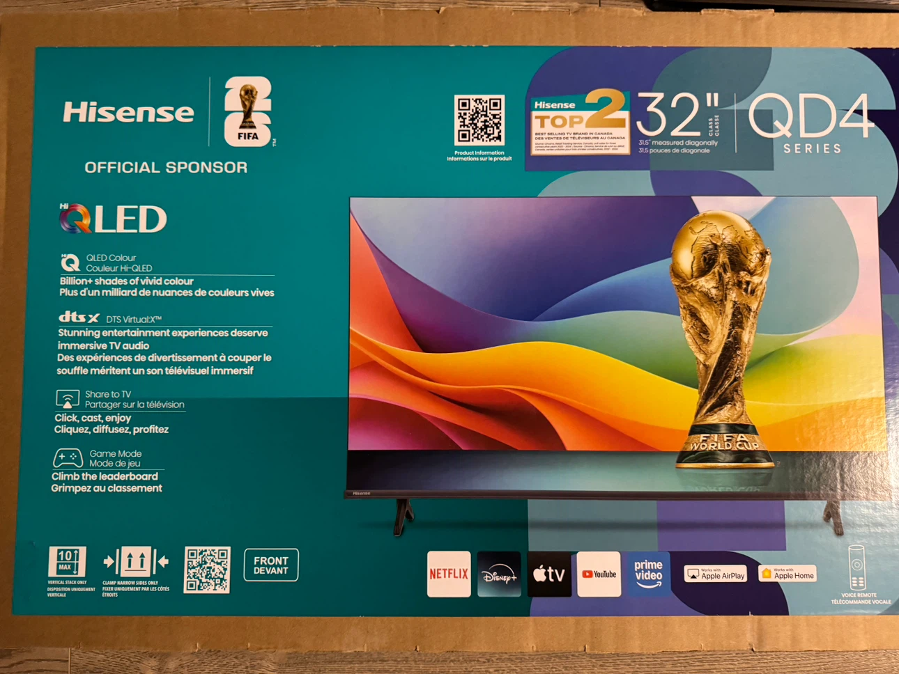 Hisense 32 inch QD4 Series QLED TV