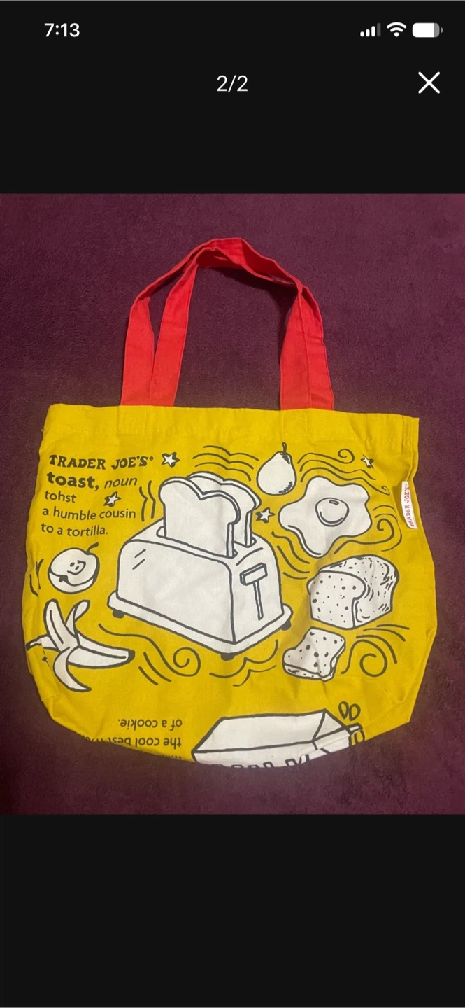 Trader Joe's Breakfast Tote Bag