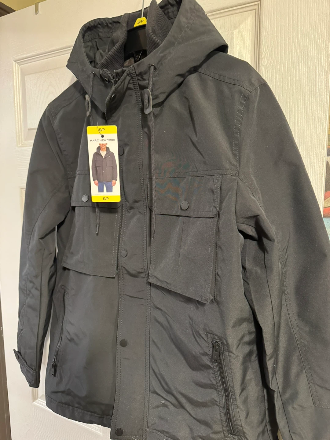 Marc New York Hooded Jacket Black