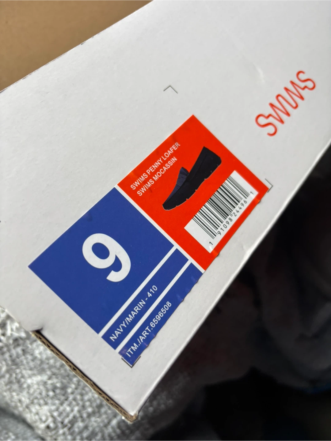 New SWIMS Penny Loafers - Navy Blue - Size 9 - photo 3