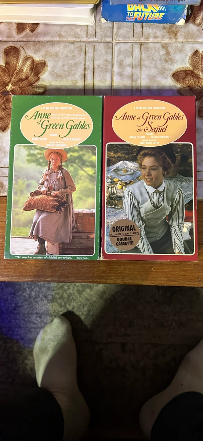 Anne of Green Gables and The Sequel VHS Tapes