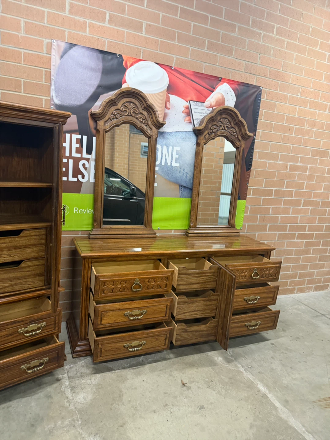 Bedroom Set with Armoire and Dresser - photo 3