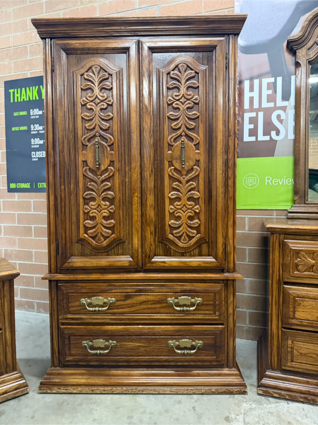 Bedroom Set with Armoire and Dresser - photo 5