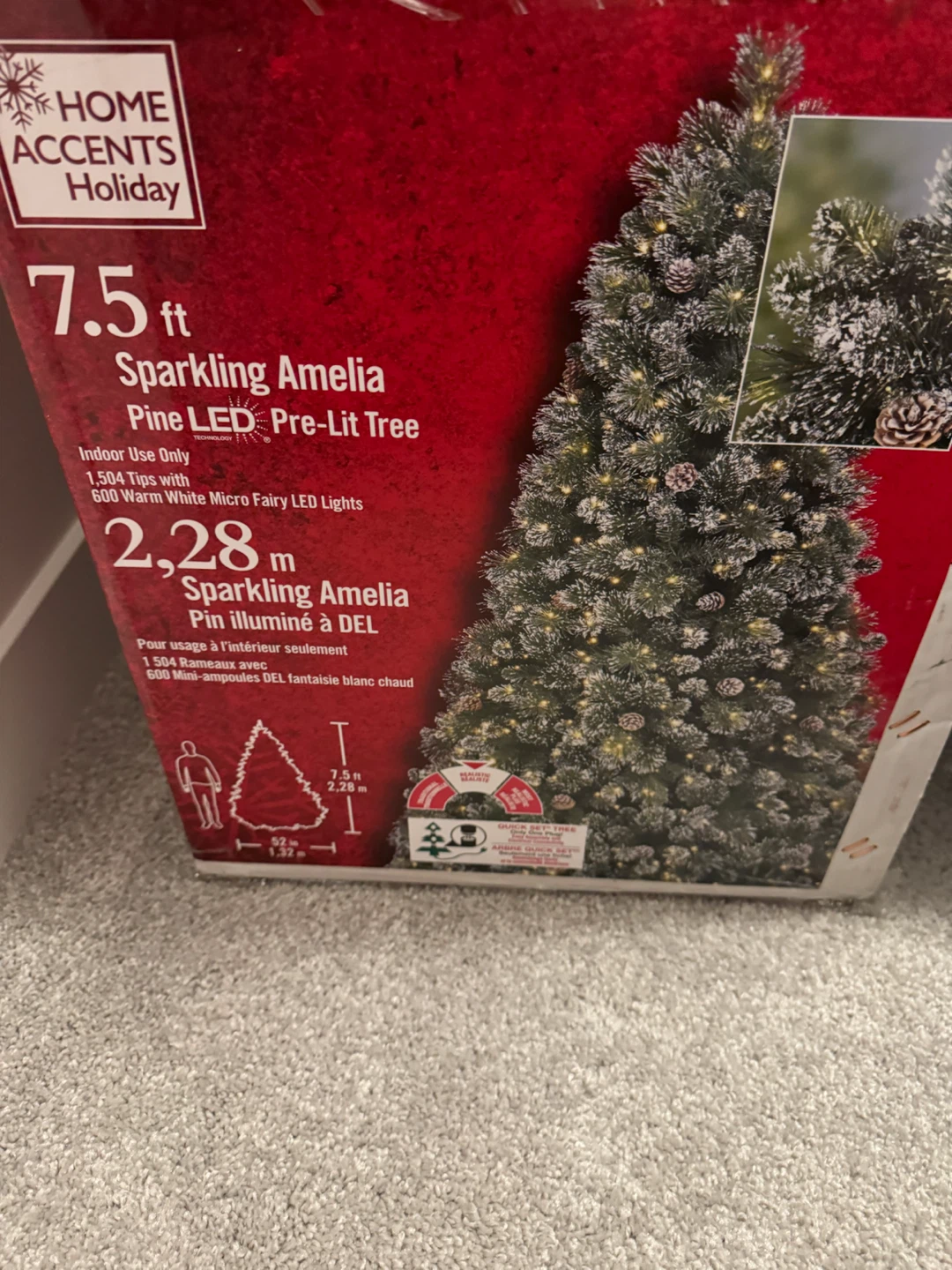 7.5ft Christmas tree