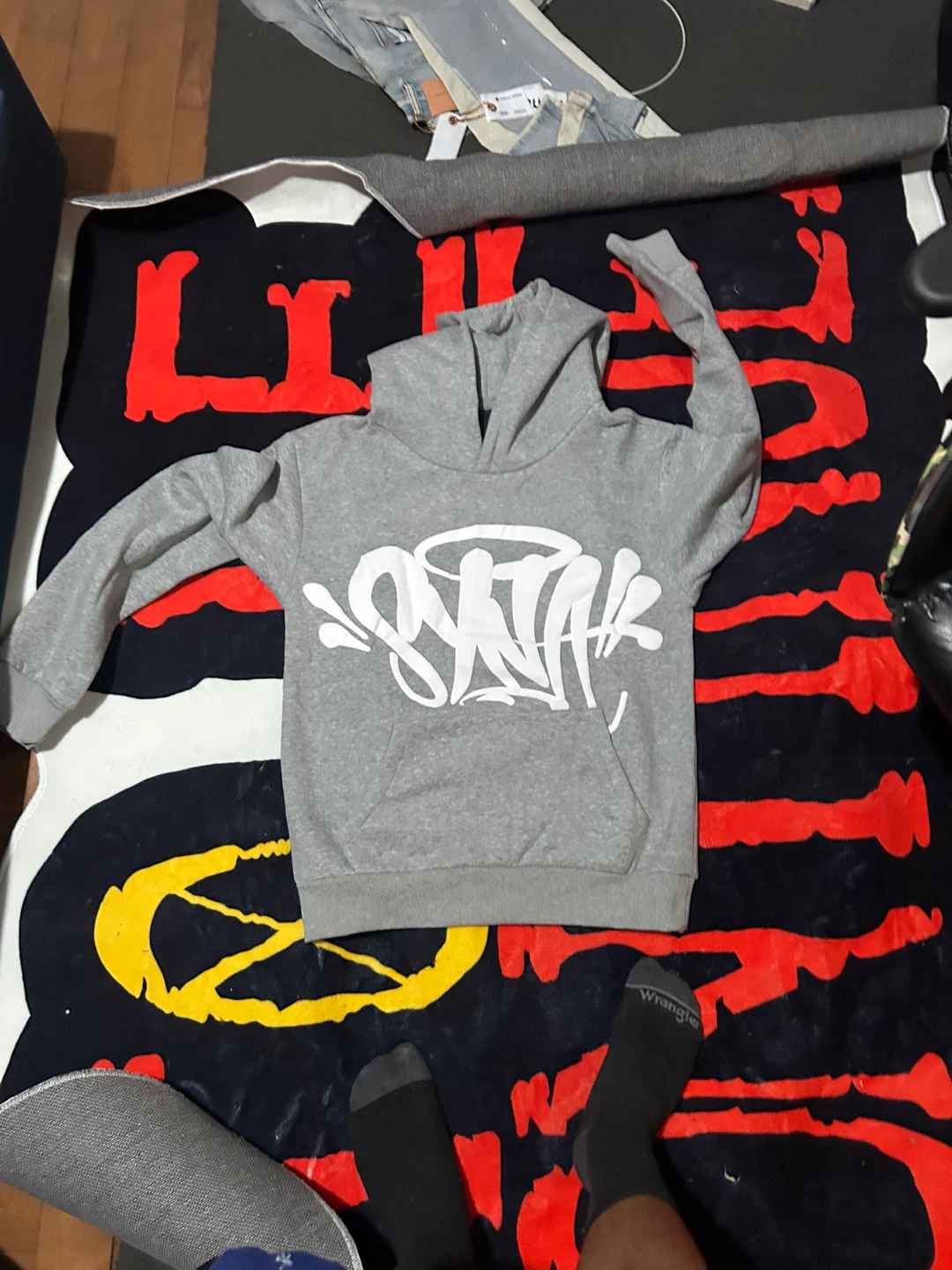 SANTANE Grey Hoodie