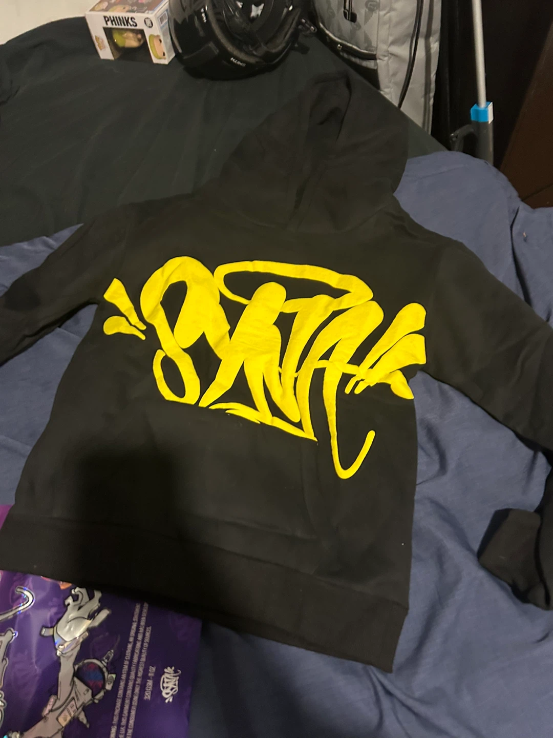Phinks Black and Yellow Hoodie