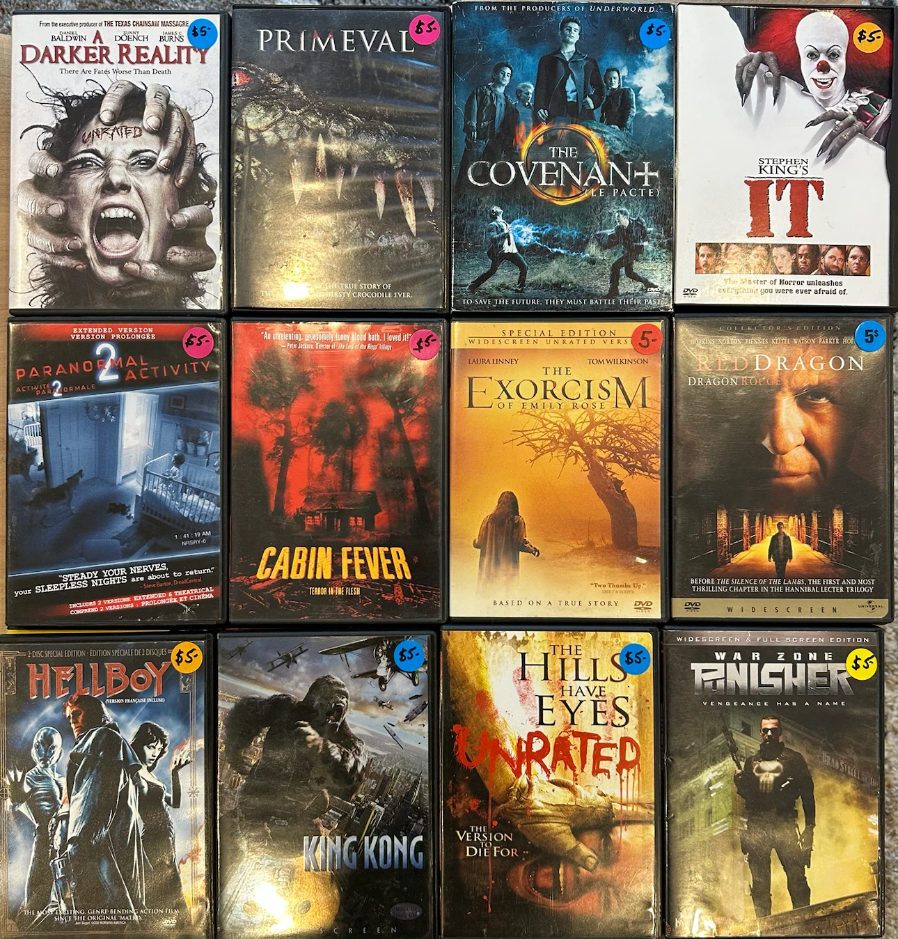 Assorted Horror and Thriller DVD Movie Collection - photo 2