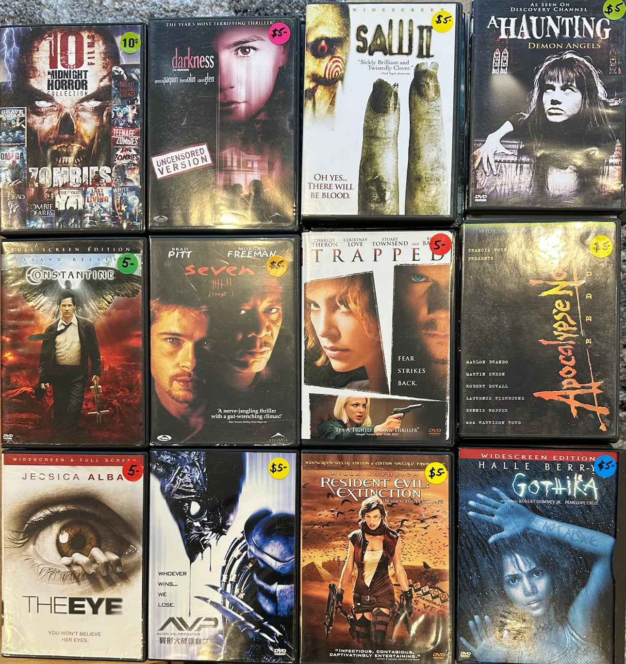 Assorted Horror and Thriller DVD Movie Collection - photo 3