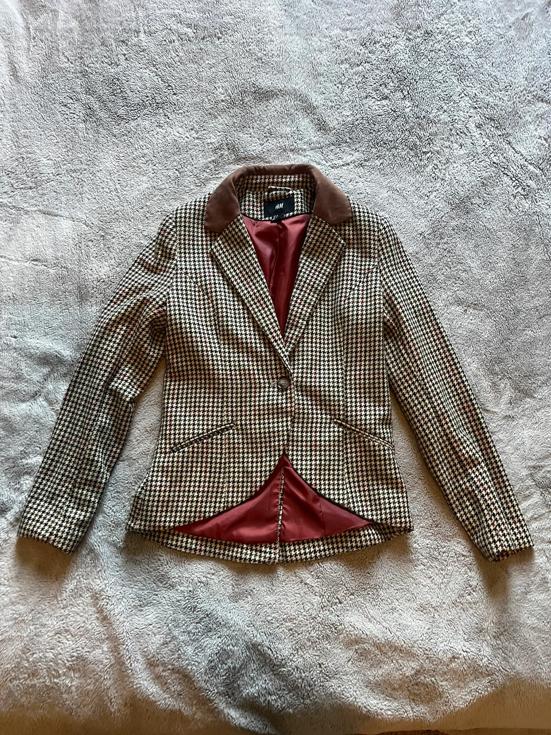 H&M Houndstooth Blazer US Size 8 - photo 5