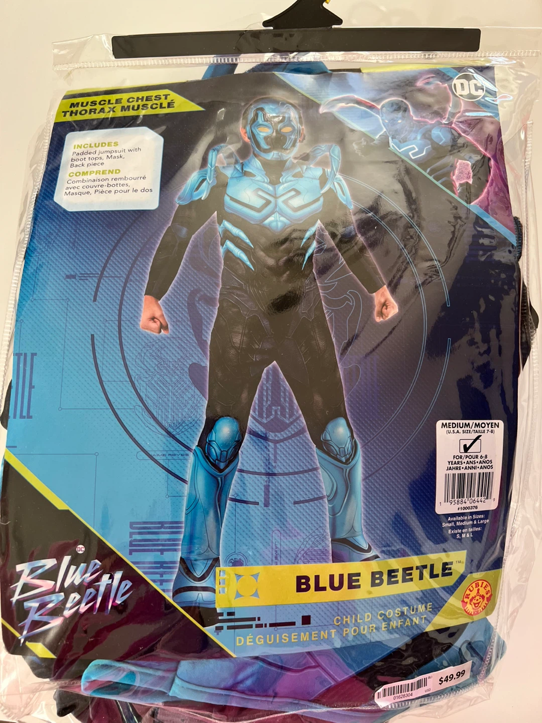 Blue Beetle Child Costume 6-8 years old - photo 2