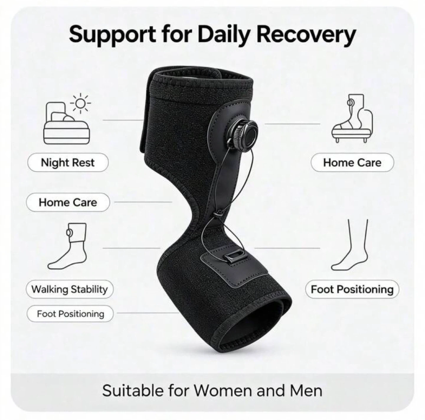 Adjustable Ankle Support Brace