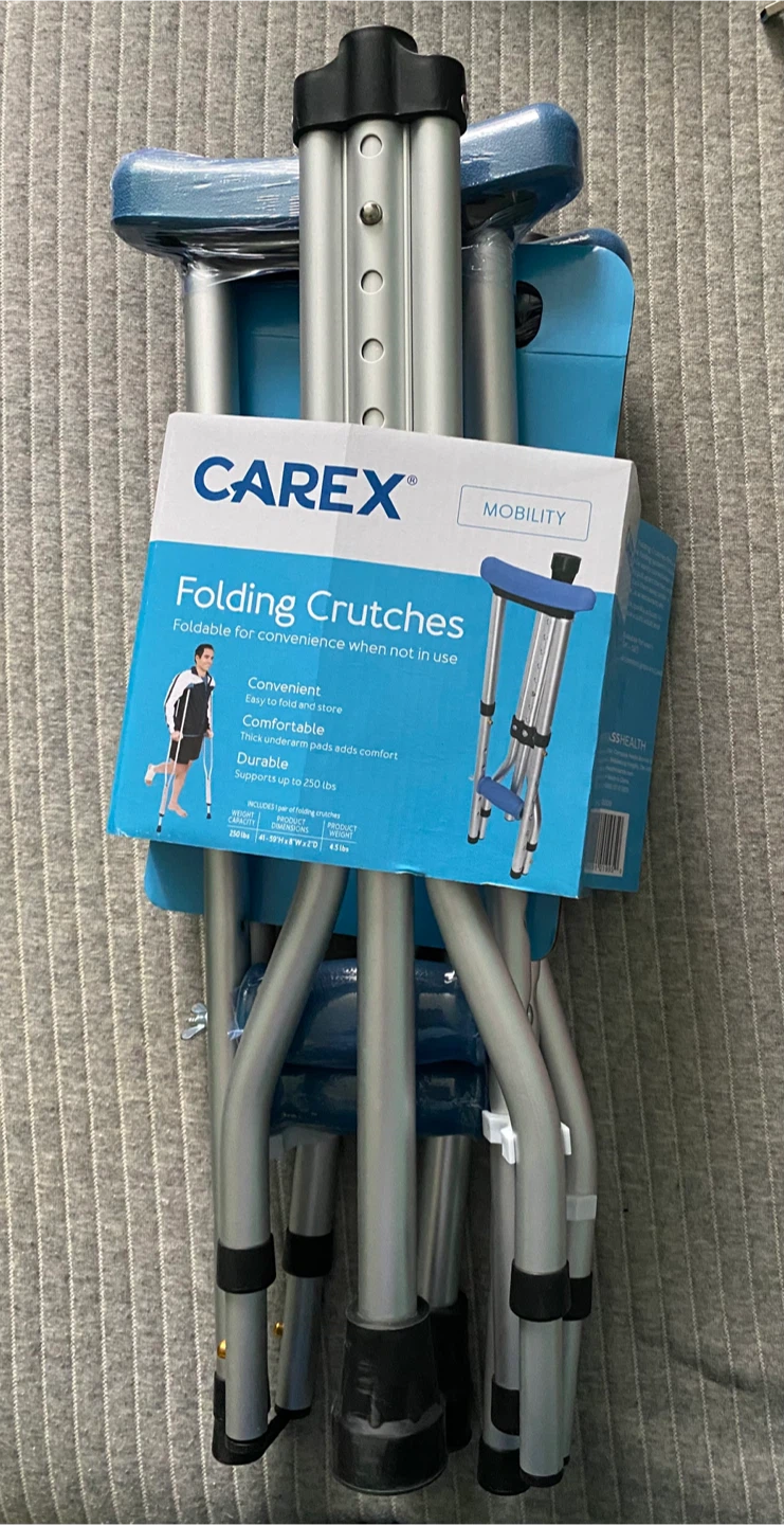 Carex Folding Crutches