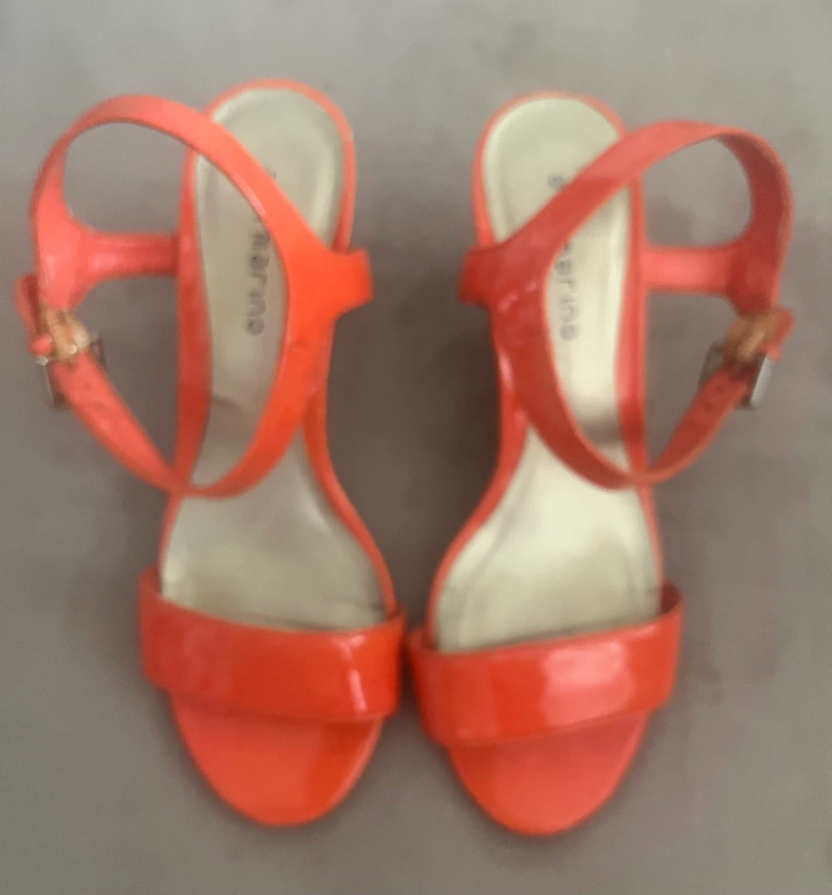 Burnt Orange Patent Shoes