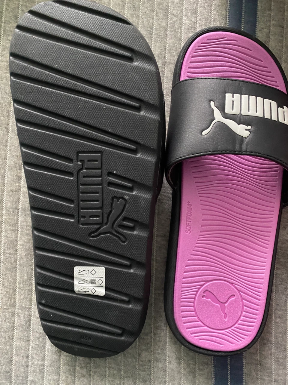 Puma SoftFoam+ Slides Black and Pink - photo 2